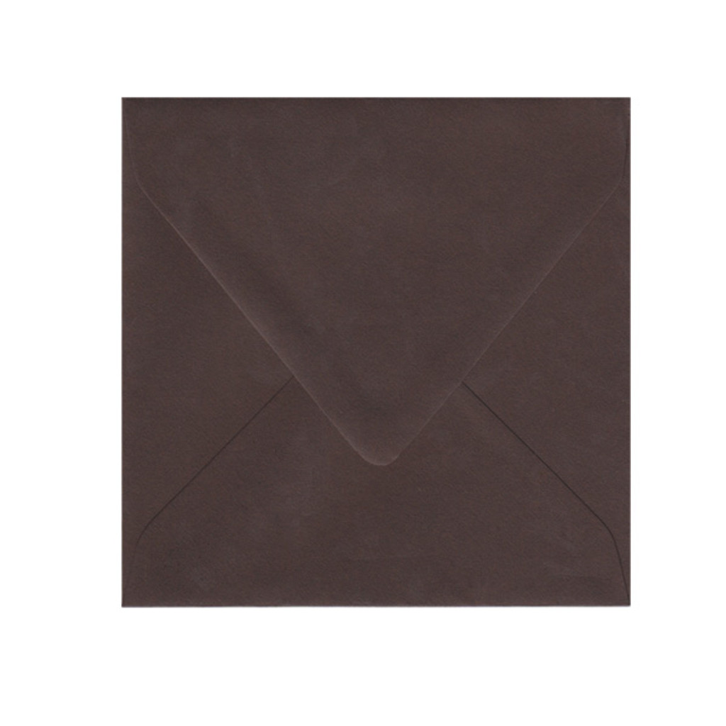 6.75 SQ Euro Flap Bitter Chocolate Envelope