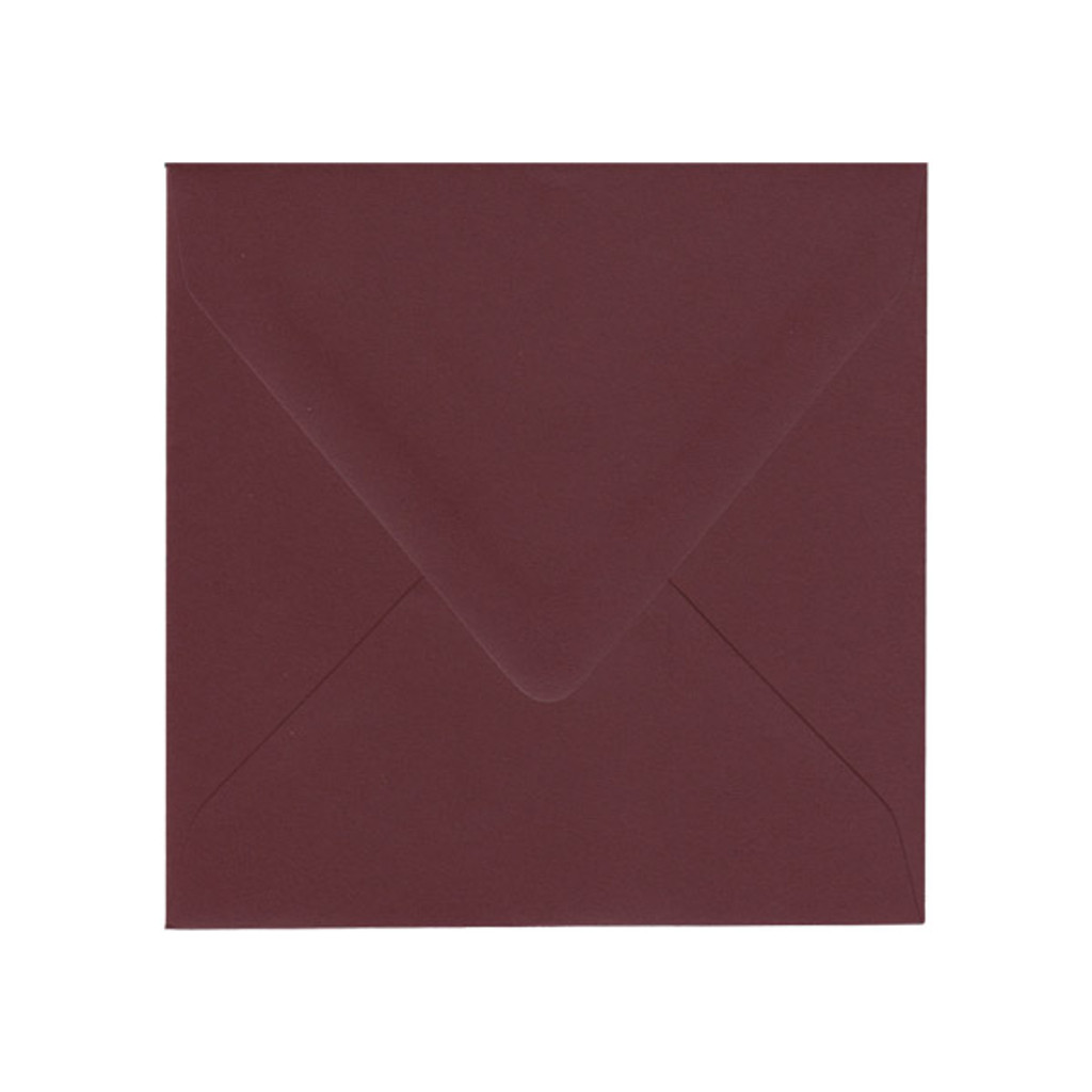 6.75 SQ Euro Flap Claret Envelope