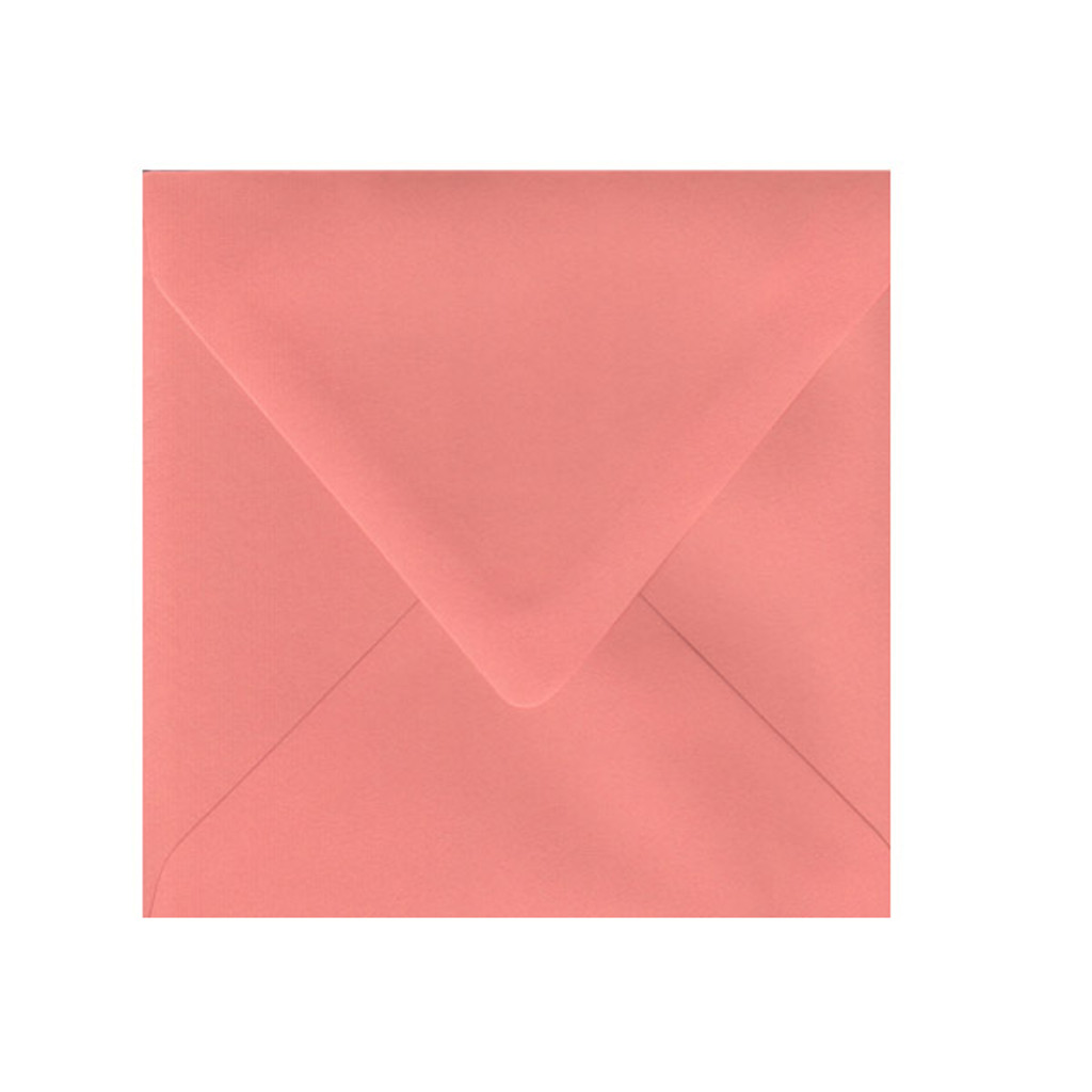 6.75 SQ Euro Flap Coral Envelope