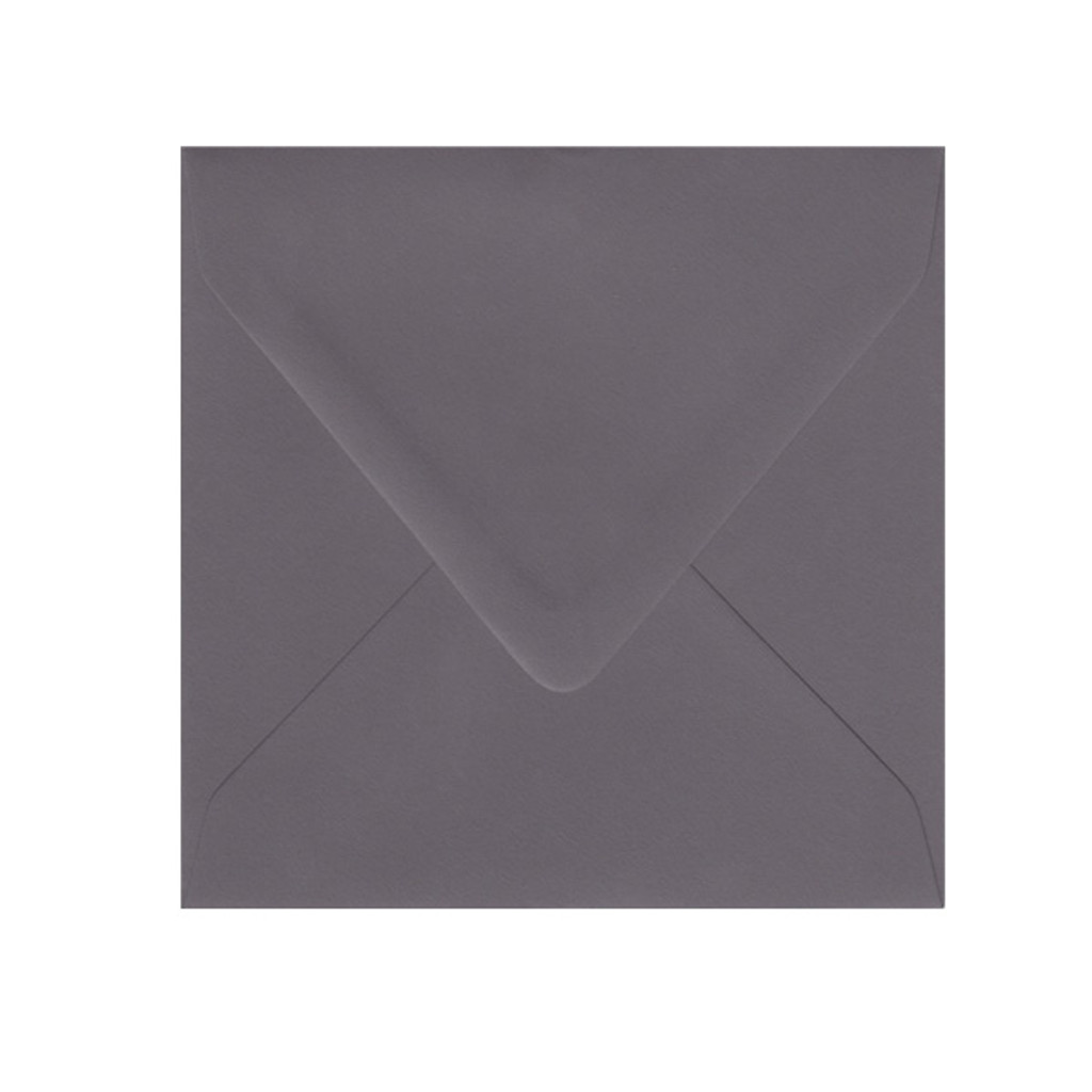 6.75 SQ Euro Flap Dark Grey Envelope