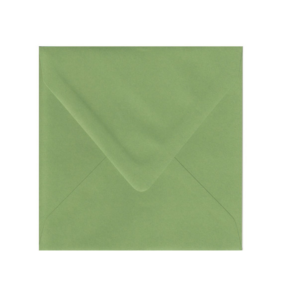 6.75 SQ Euro Flap Gumdrop Green Envelope