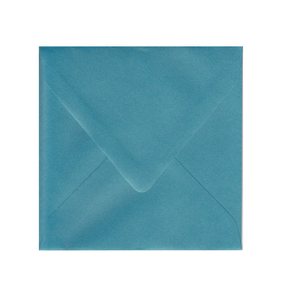 6.75 SQ Euro Flap Peacock Teal Envelope