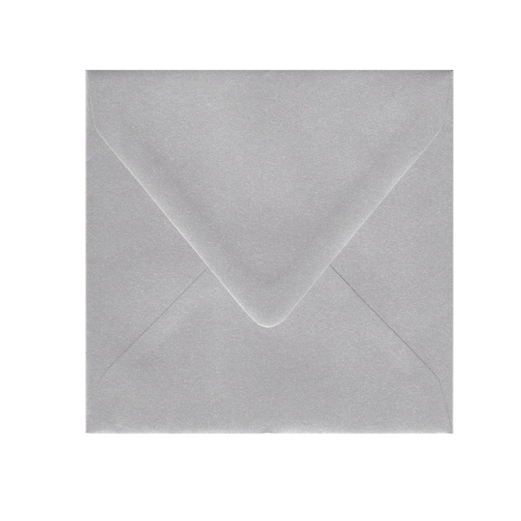 6.75 SQ Euro Flap Silver Envelope