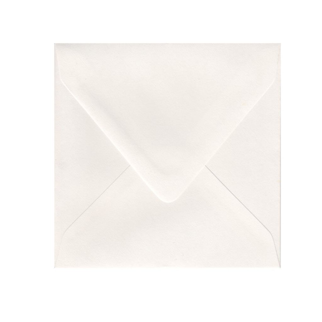 6.75 SQ Euro Flap Snow White Envelope