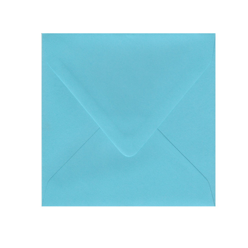 6.75 SQ Euro Flap Turquoise Envelope