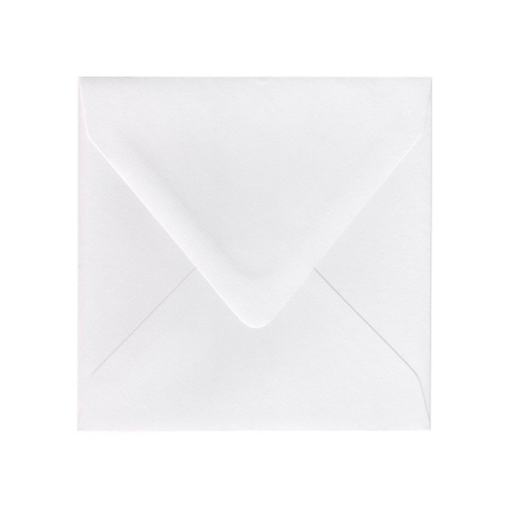 6.75 SQ Euro Flap White Frost Envelope