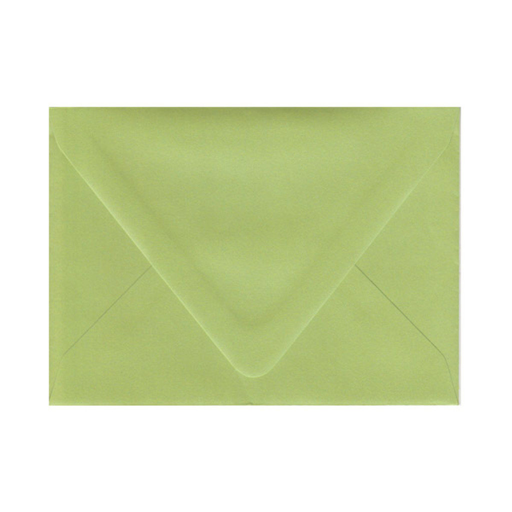 A+ Euro Flap Lime Envelope