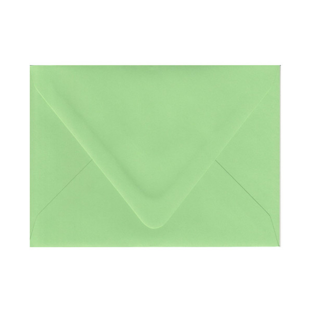 A7 Inner Ungummed Euro Flap Limeade Envelope