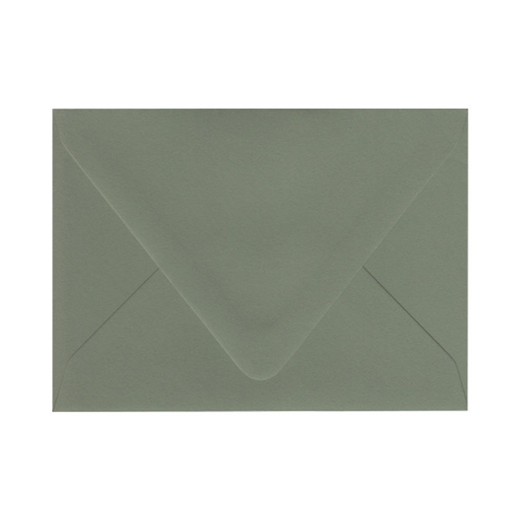 A7 Inner Ungummed Euro Flap Mid Green Envelope