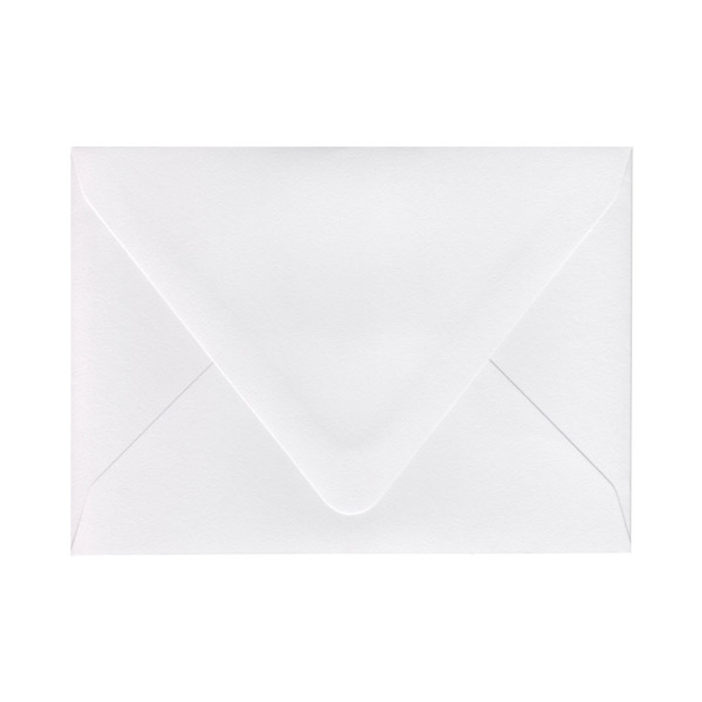 A7 Inner Ungummed Euro Flap White Frost Envelope