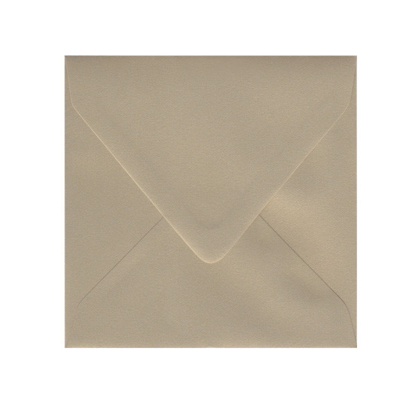 6.5 SQ Inner Ungummed Euro Flap Gold Leaf Envelope