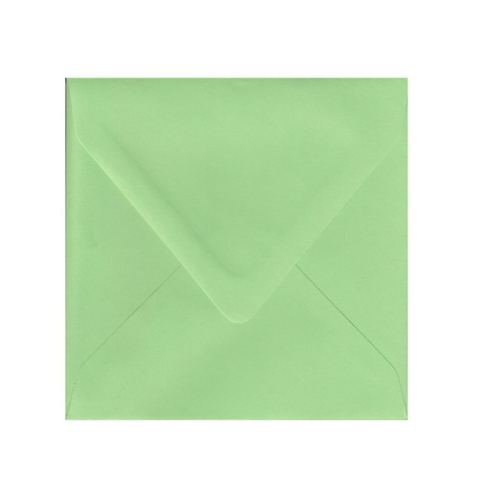 6.5 SQ Inner Ungummed Euro Flap Limeade Envelope