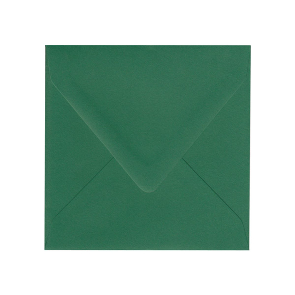6.5 SQ Inner Ungummed Euro Flap Lockwood Green Envelope