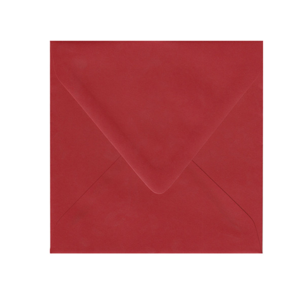 6.5 SQ Inner Ungummed Euro Flap Red Envelope