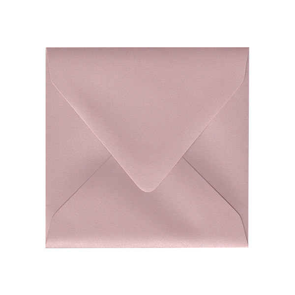 6.5 SQ Inner Ungummed Euro Flap Rose Gold Envelope