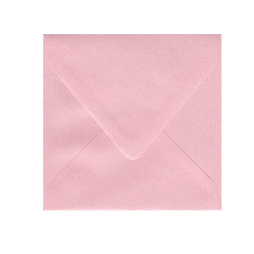 6.5 SQ Inner Ungummed Euro Flap Rose Quartz Envelope