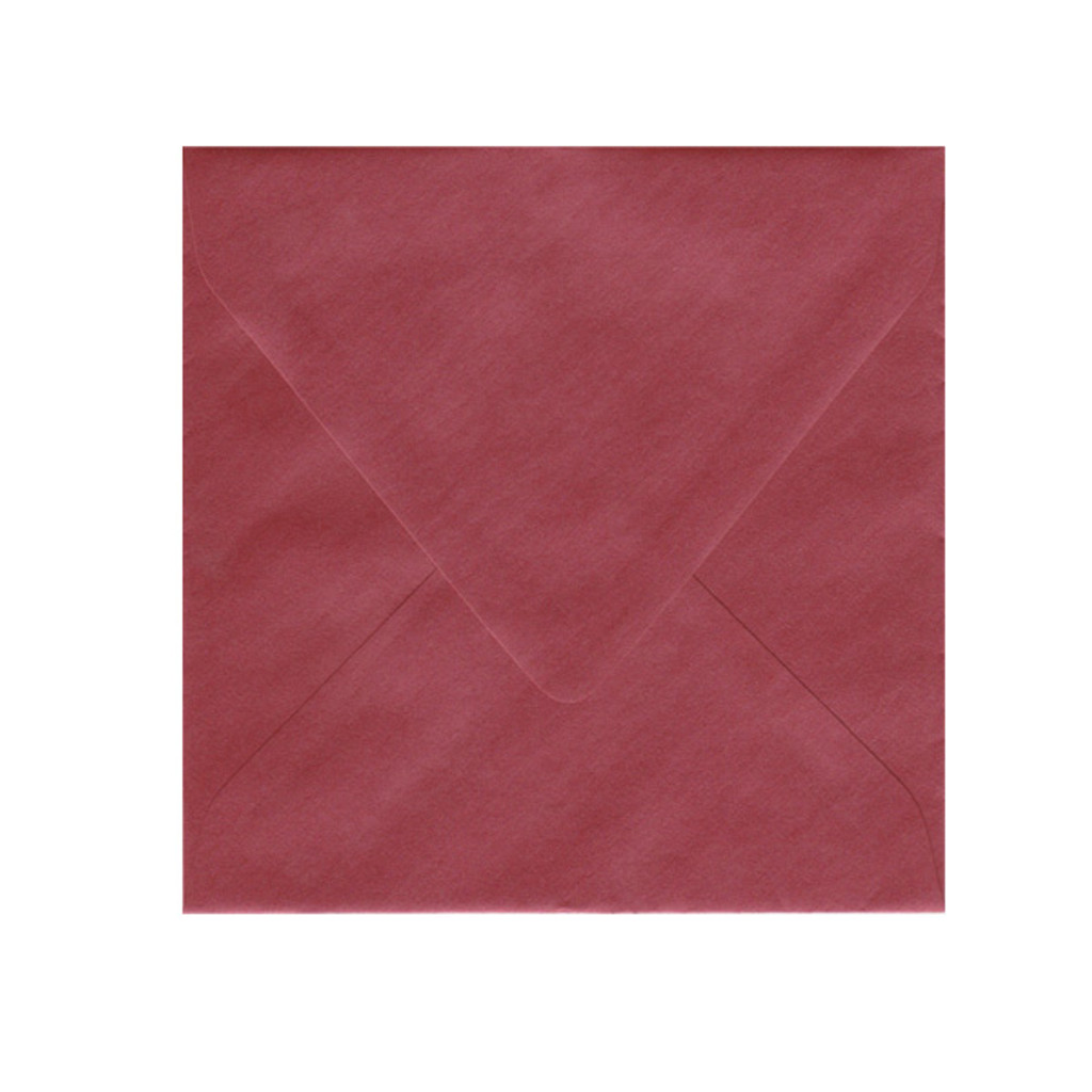 6.5 SQ Inner Ungummed Euro Flap Scarlet Envelope