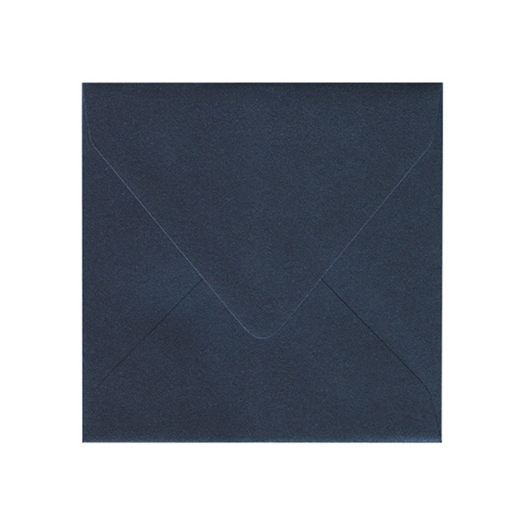 6.5 SQ Inner Ungummed Euro Flap Shiny Blue Envelope