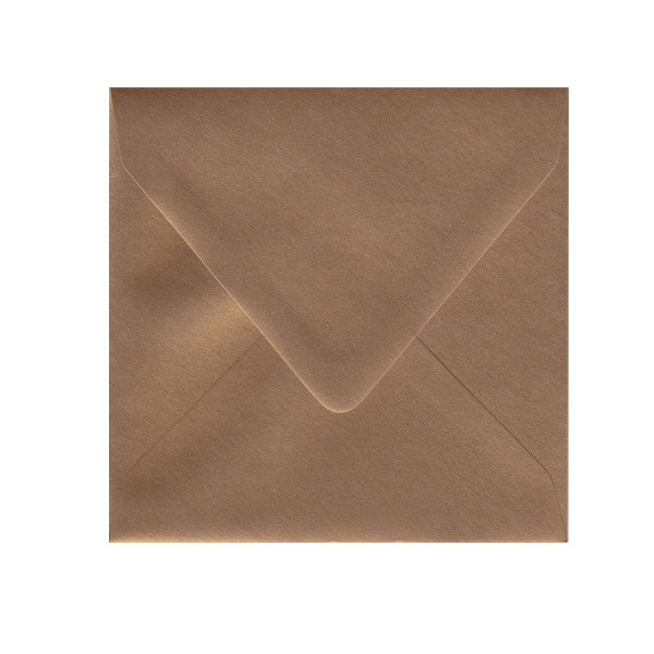 6.5 SQ Euro Flap Antique Gold Envelope