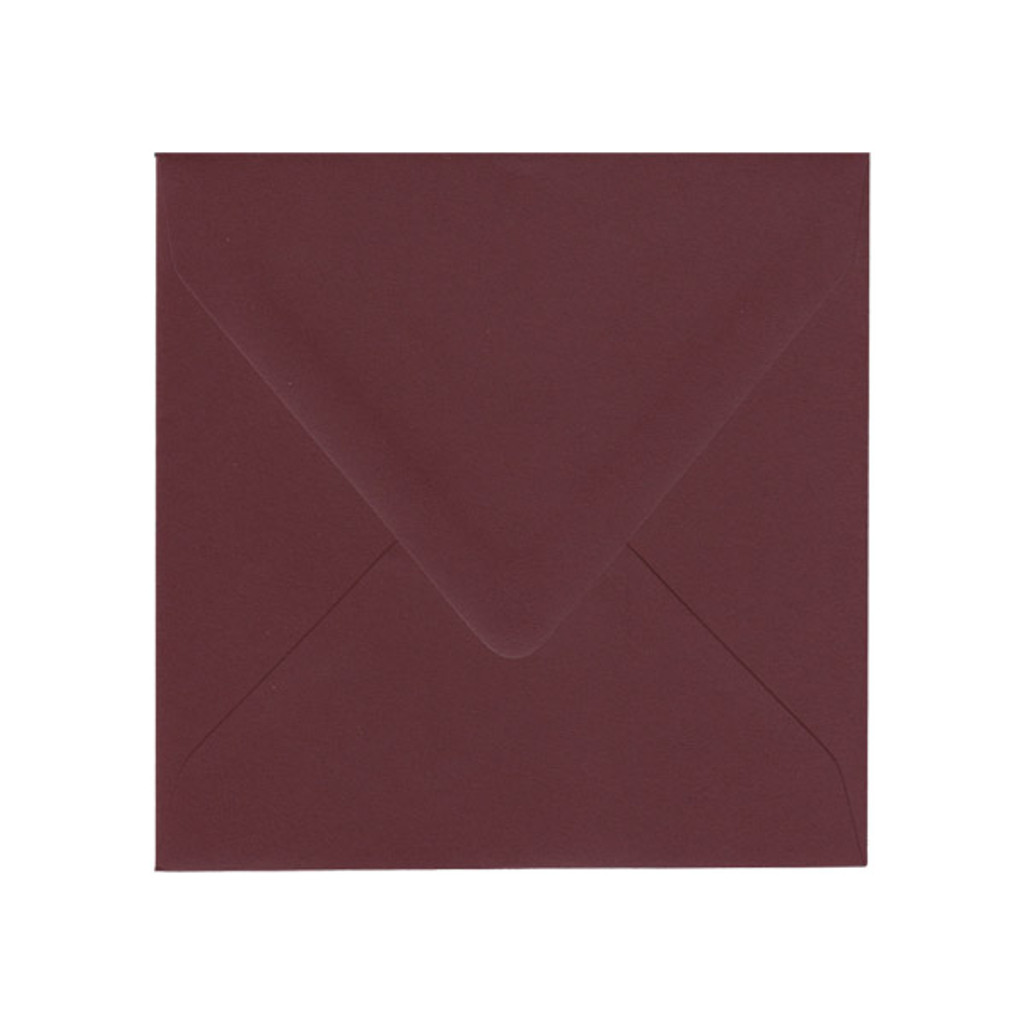 6.5 SQ Euro Flap Claret Envelope