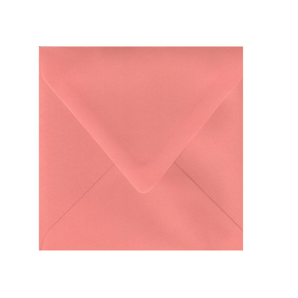 6.5 SQ Euro Flap Coral Envelope