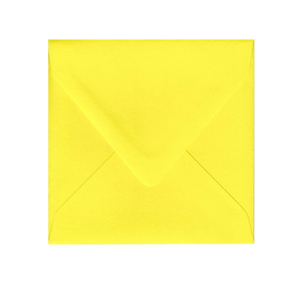 6.5 SQ Euro Flap Factory Yellow Envelope