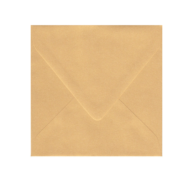 6.5 SQ Euro Flap Gold Envelope