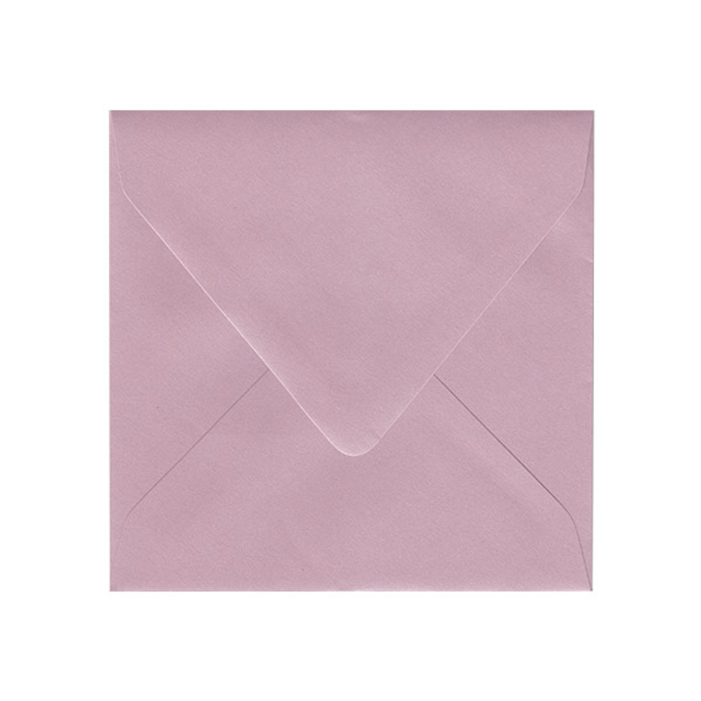 6.5 SQ Euro Flap Misty Rose Envelope