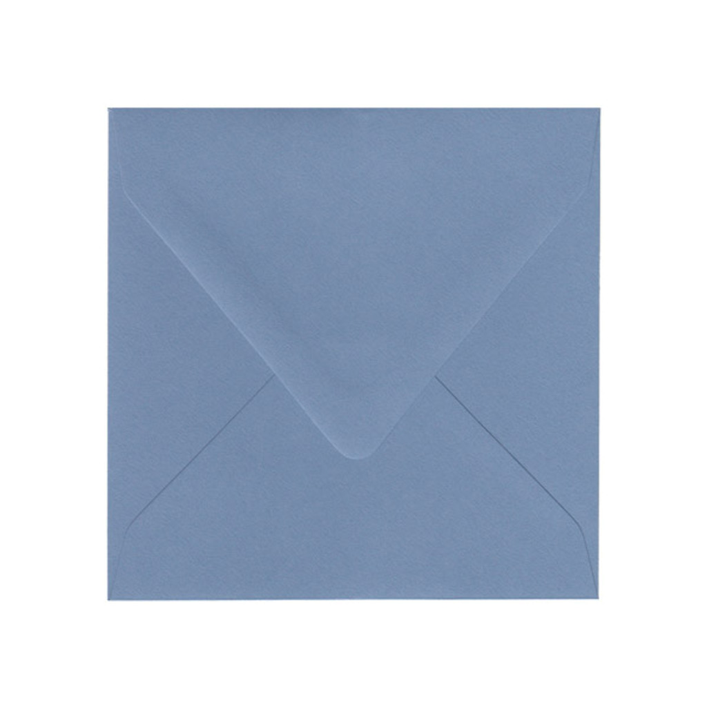 6.5 SQ Euro Flap New Blue Envelope