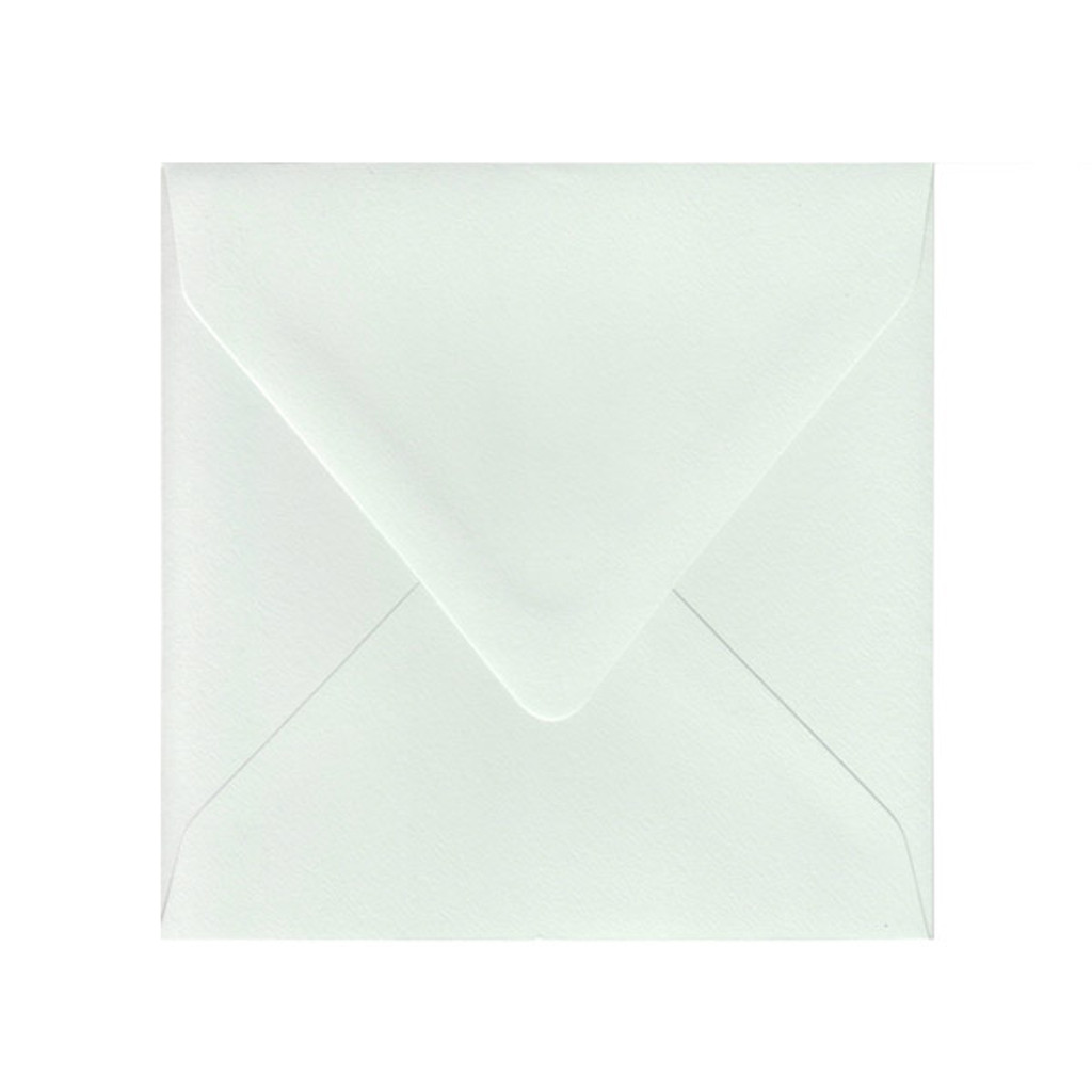 6.5 SQ Euro Flap Powder Green Envelope