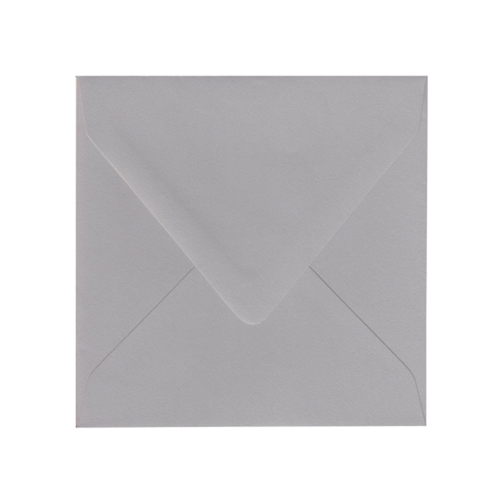6.5 SQ Euro Flap Real Grey Envelope