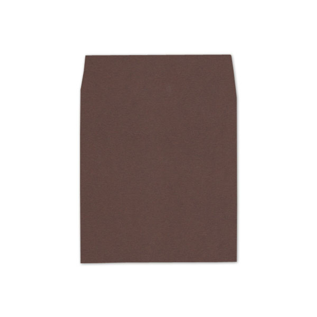 6.5 SQ Square Flap Envelope Liners Brown