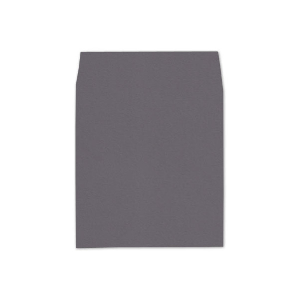 6.5 SQ Square Flap Envelope Liners Dark Grey