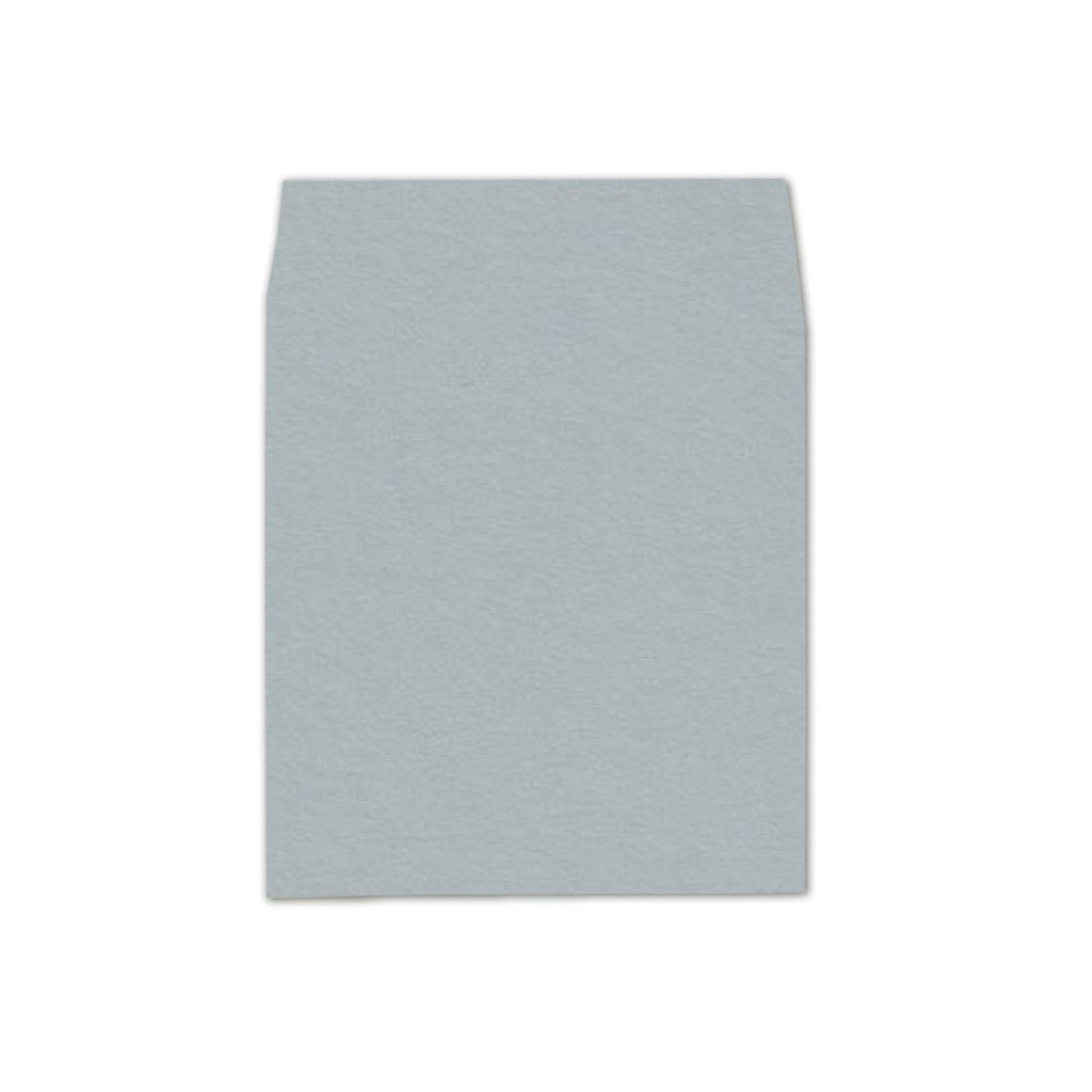 6.5 SQ Square Flap Envelope Liners Dusty Blue