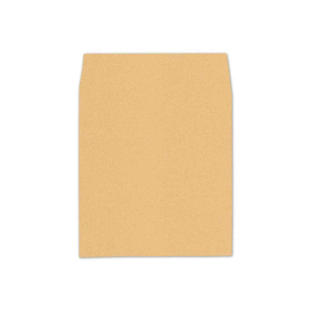 6.5 SQ Square Flap Envelope Liners Gold