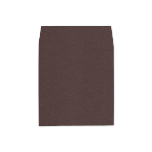 6.5 SQ Square Flap Envelope Liners Hot Fudge