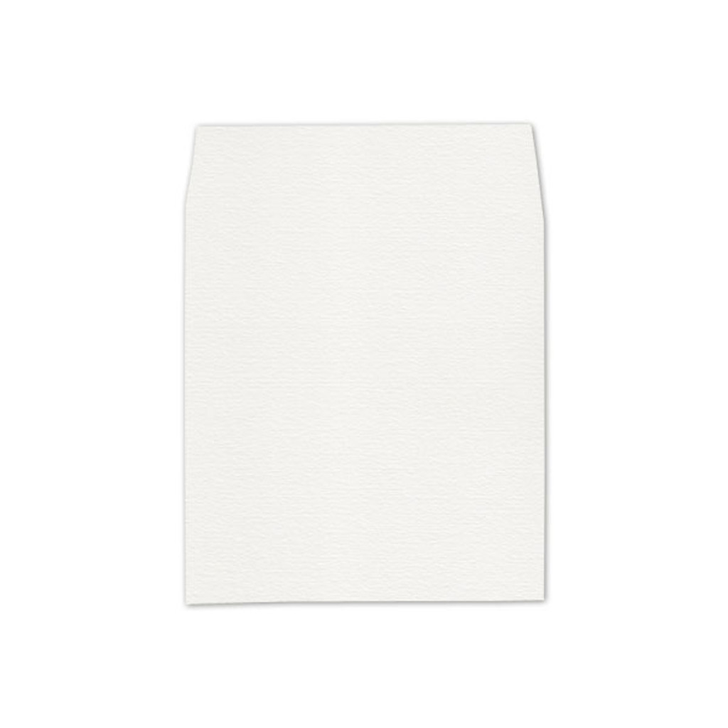 6.5 SQ Square Flap Envelope Liners Ice White