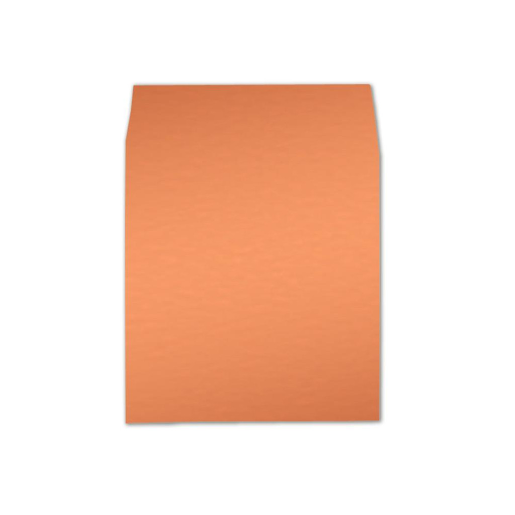 6.5 SQ Square Flap Envelope Liners Mirror Rose Gold