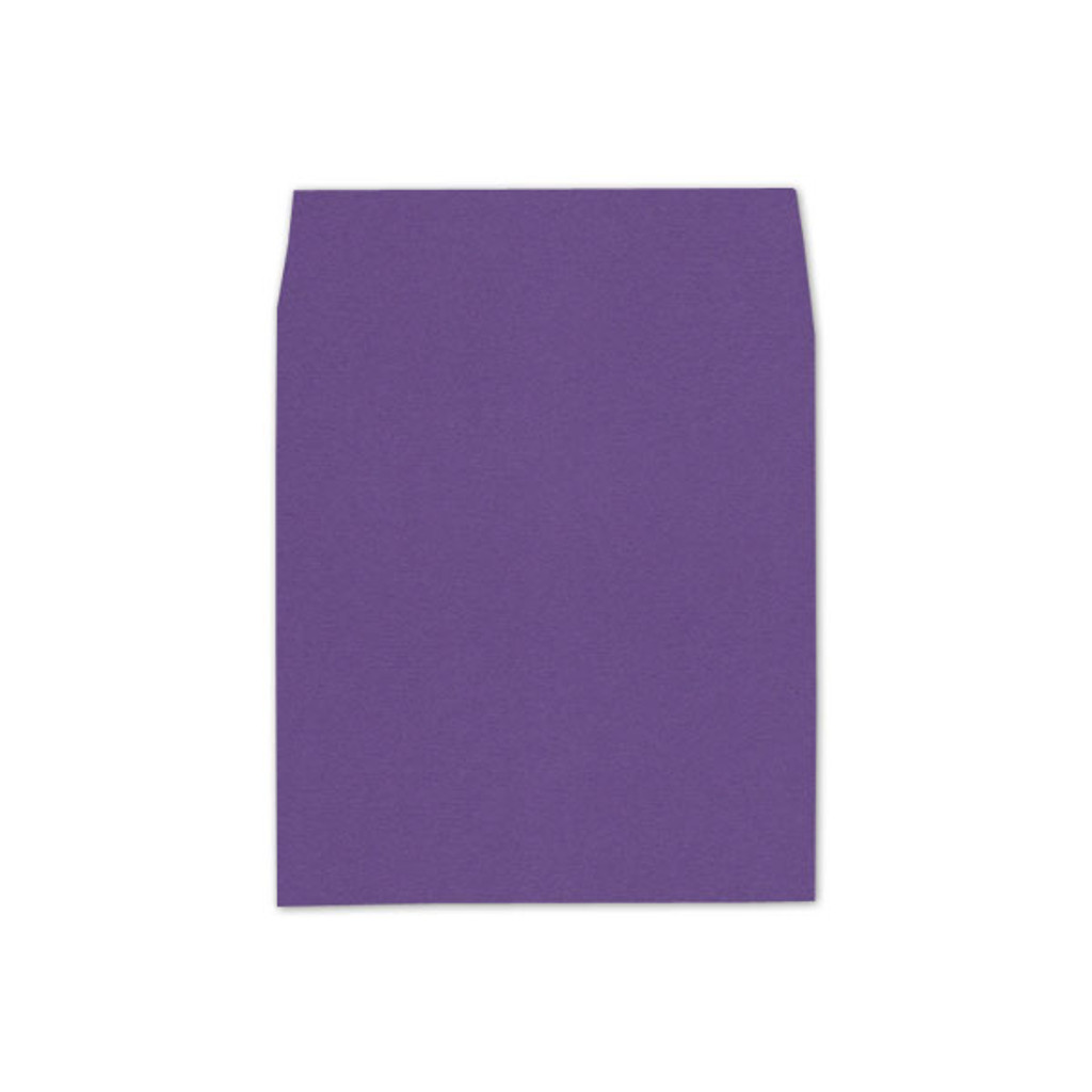 6.5 SQ Square Flap Envelope Liners Purple