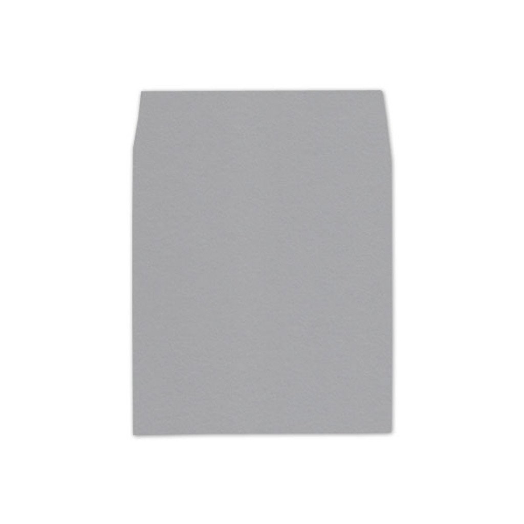 6.5 SQ Square Flap Envelope Liners Real Grey