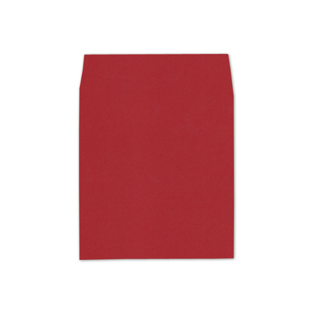 6.5 SQ Square Flap Envelope Liners Red