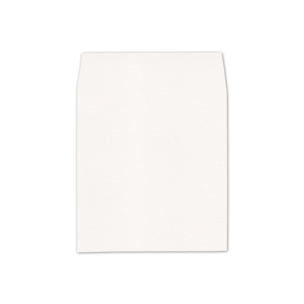 6.5 SQ Square Flap Envelope Liners Snow White