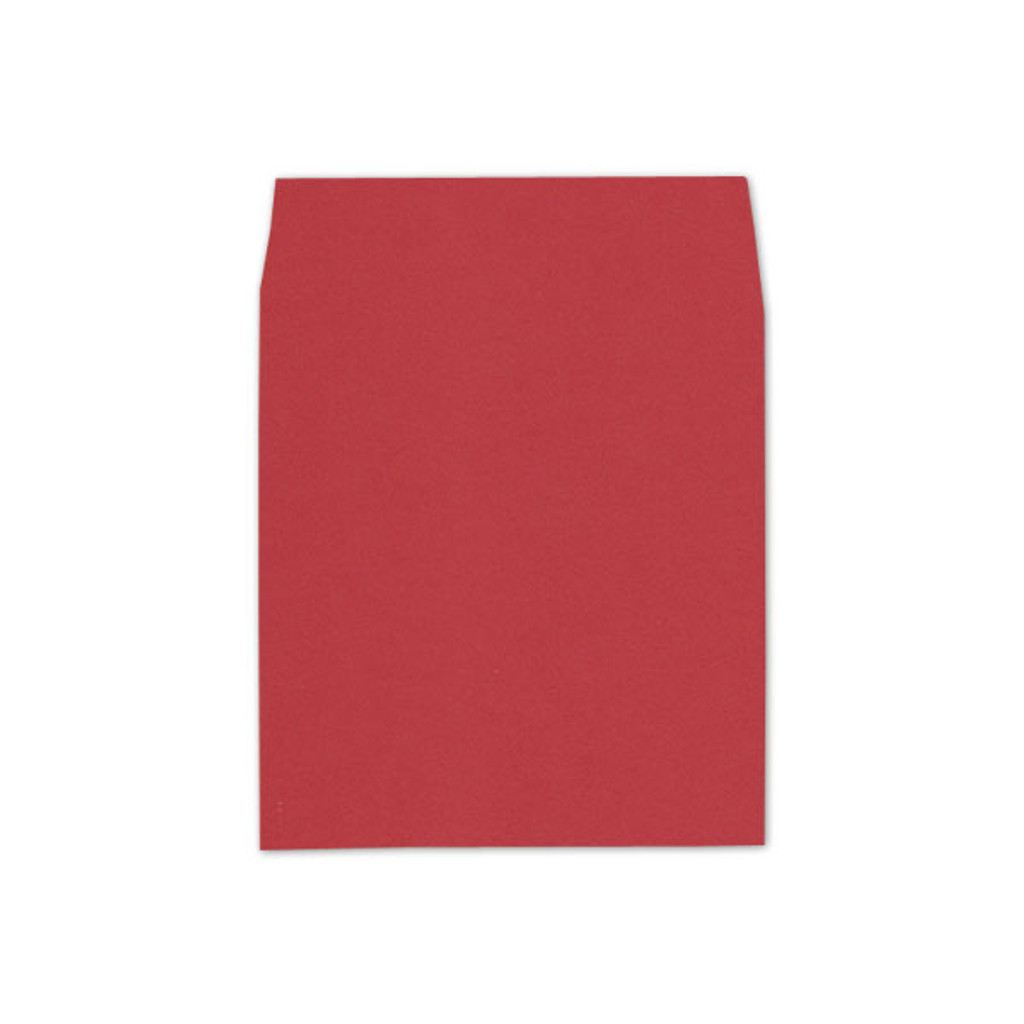 6.5 SQ Square Flap Envelope Liners Vermilion