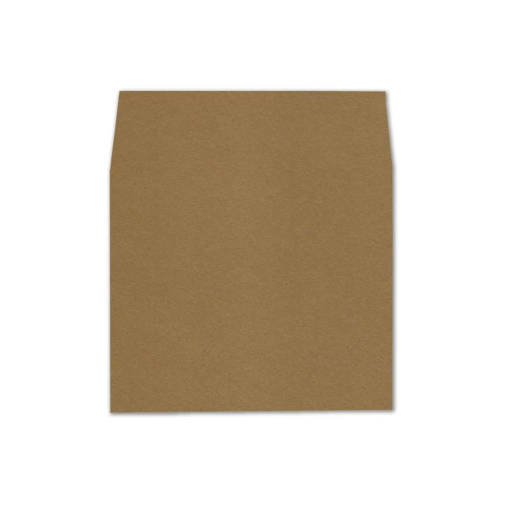 A7 Square Flap Envelope Liners Antique Gold