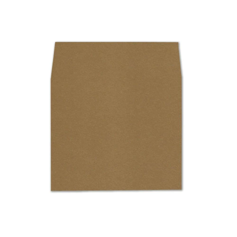A7 Square Flap Envelope Liners Antique Gold