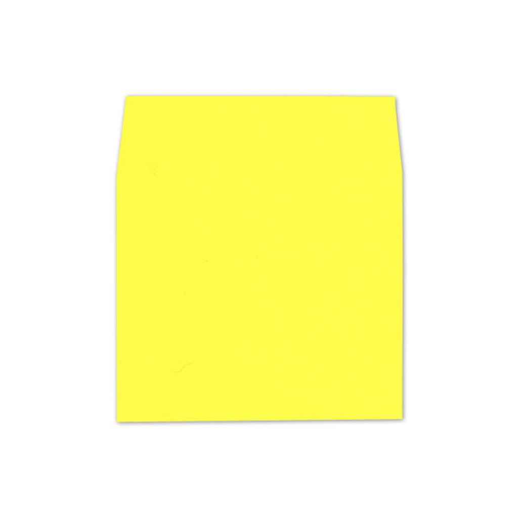 A7 Square Flap Envelope Liners Factory Yellow
