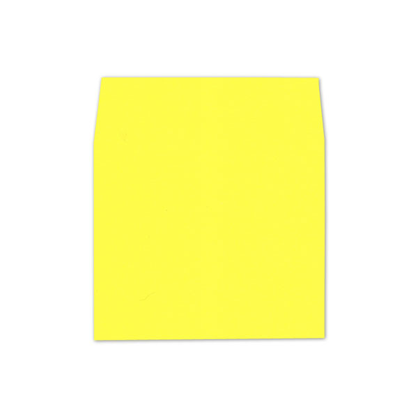 A7 Square Flap Envelope Liners Factory Yellow