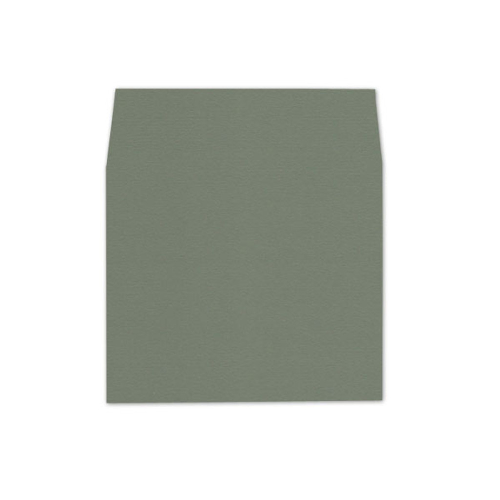 A7 Square Flap Envelope Liners Mid Green