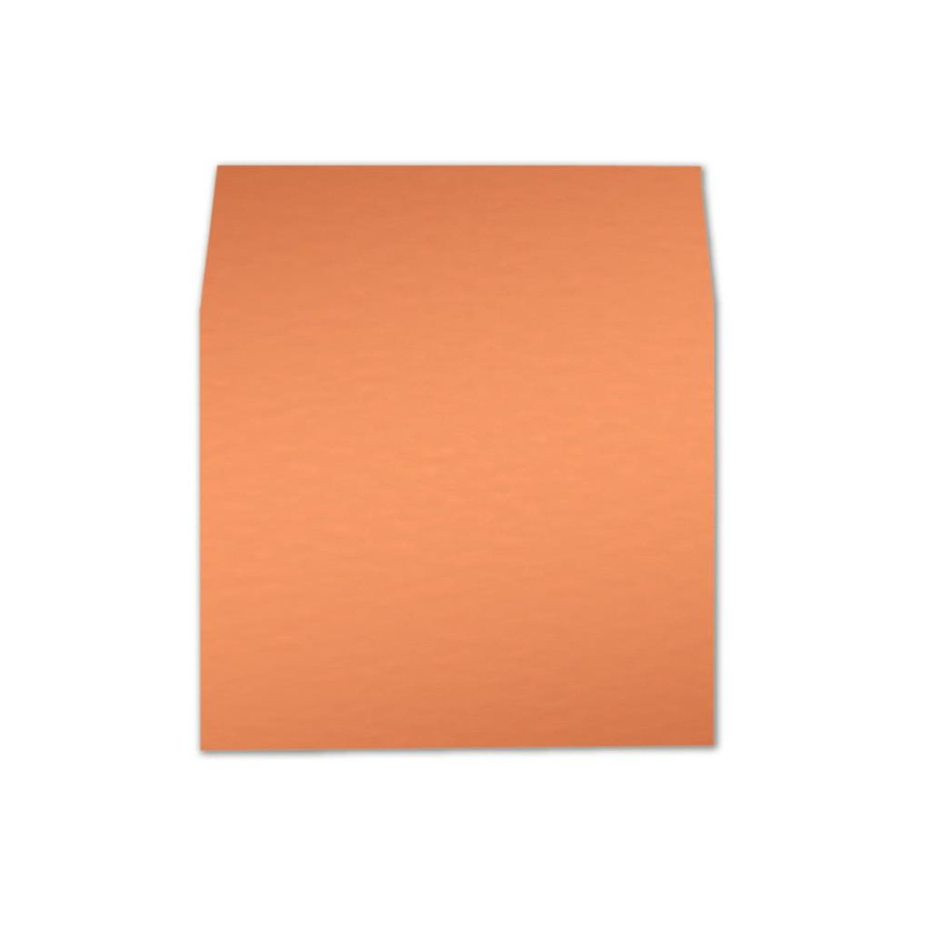 A7 Square Flap Envelope Liners Mirror Rose Gold