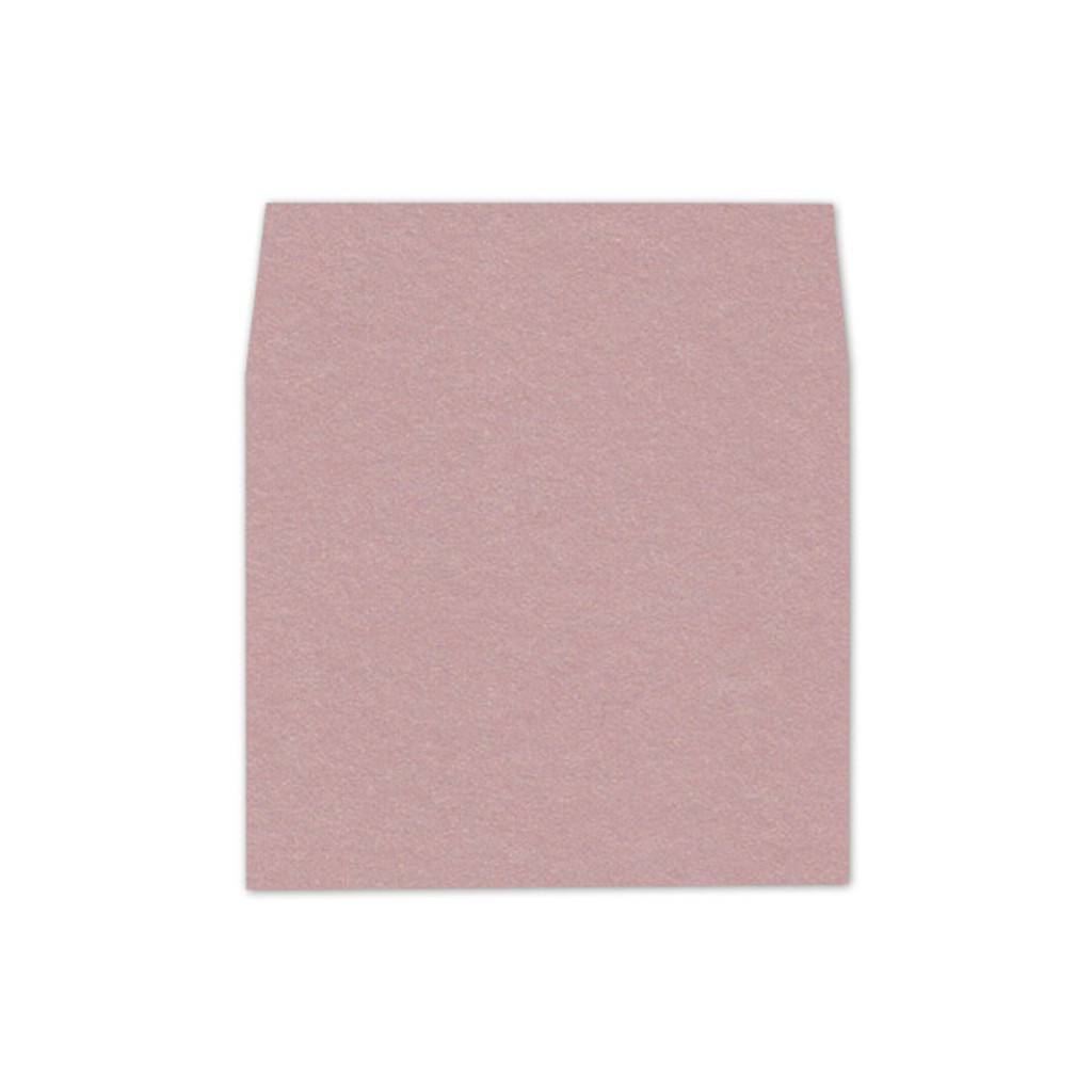 A7 Square Flap Envelope Liners Rose Gold